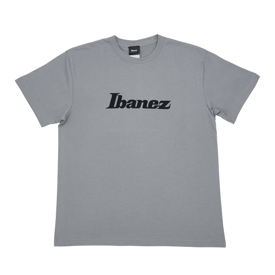 Ibanez IBAT009L Grey T-Shirt Logo - Large