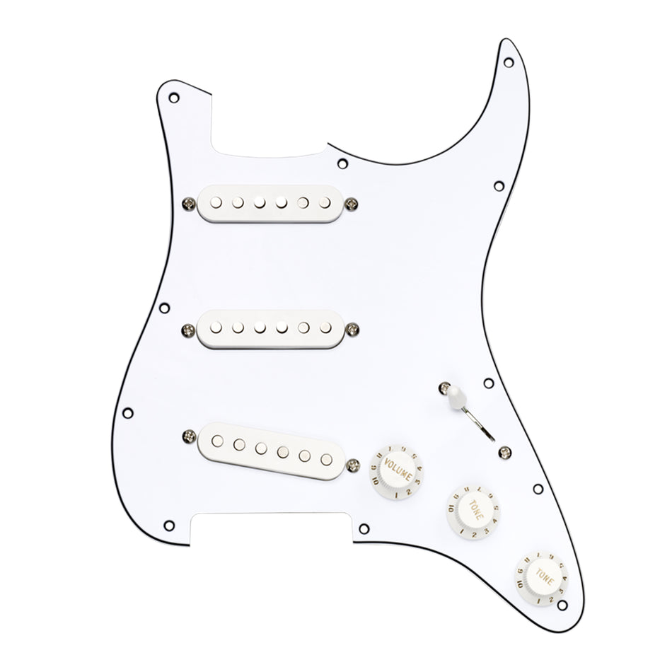 DIMARZIO FG2108WA5 Pickguard Assembly,White, Vintage Model (175/175S/176)