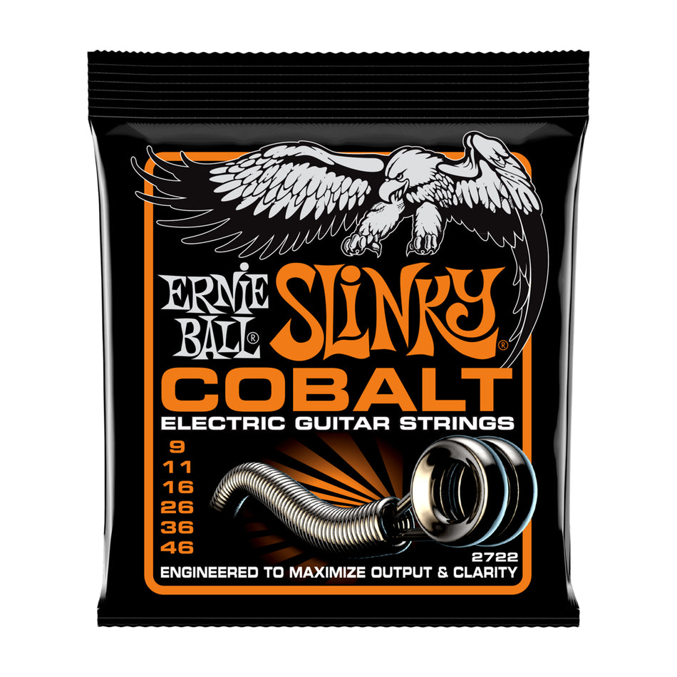 Ernie Ball P02722 HYBRID SLINKY COBALT ELECTRIC GUITAR STRINGS - 9-46 GAUGE