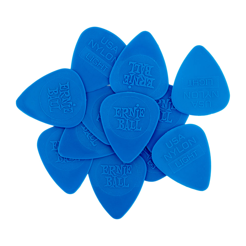 Ernie Ball P09135 THIN INJECTION MOLDED NYLON PICKS 0.53MM BAG OF 12