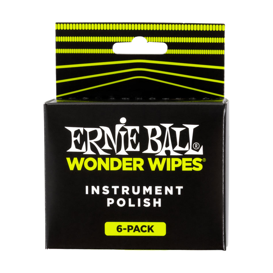 Ernie Ball P04278 WONDER WIPES INSTRUMENT POLISH 6 PACK