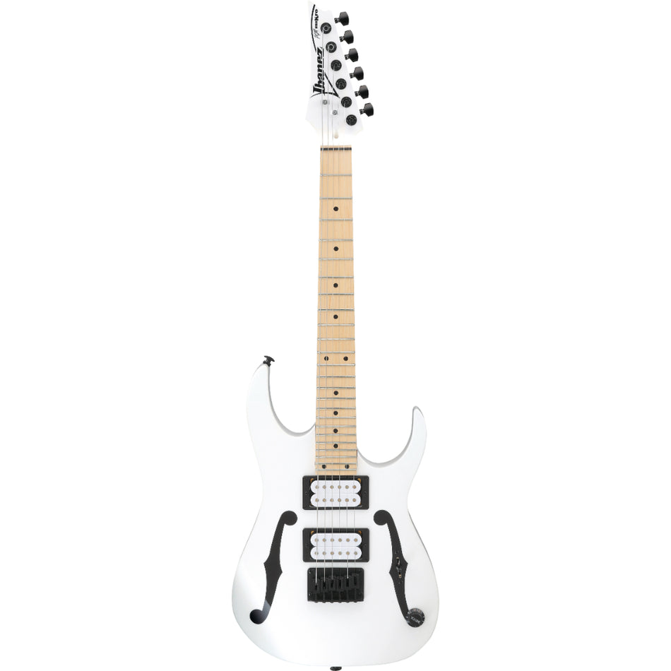 Ibanez PGMM31-WH Paul Gilbert Electric Guitar White - front view - Harmony House Dubai