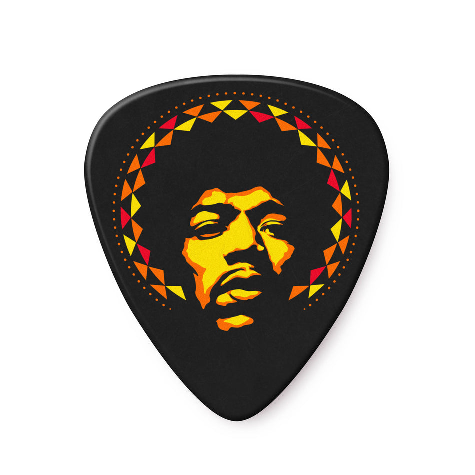 Dunlop JHP16HV Jimi Hendrix '69 Psych Series Aura Mandala Picks – 6‑Pack