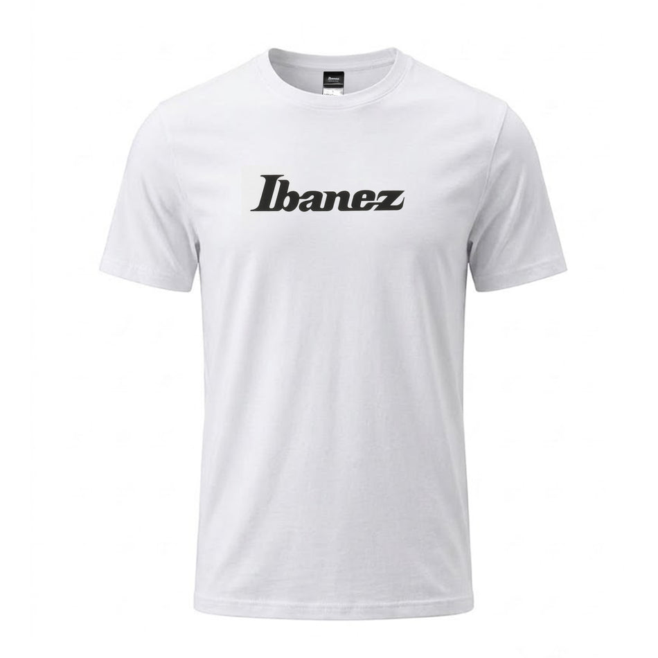 Ibanez IBAT008L Ibanez Logo T-shirt White-L