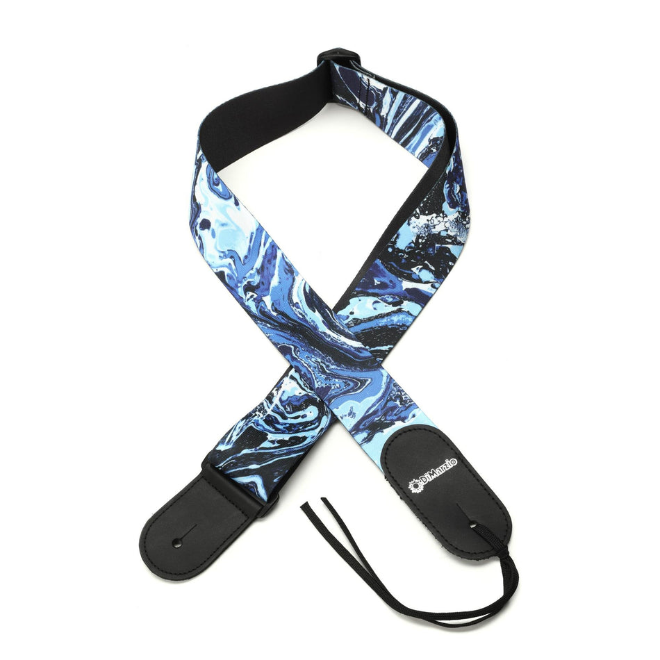 DIMARZIO DD3140 STEVE VAI TAB STRAP,2"BLUE UNIVERSE