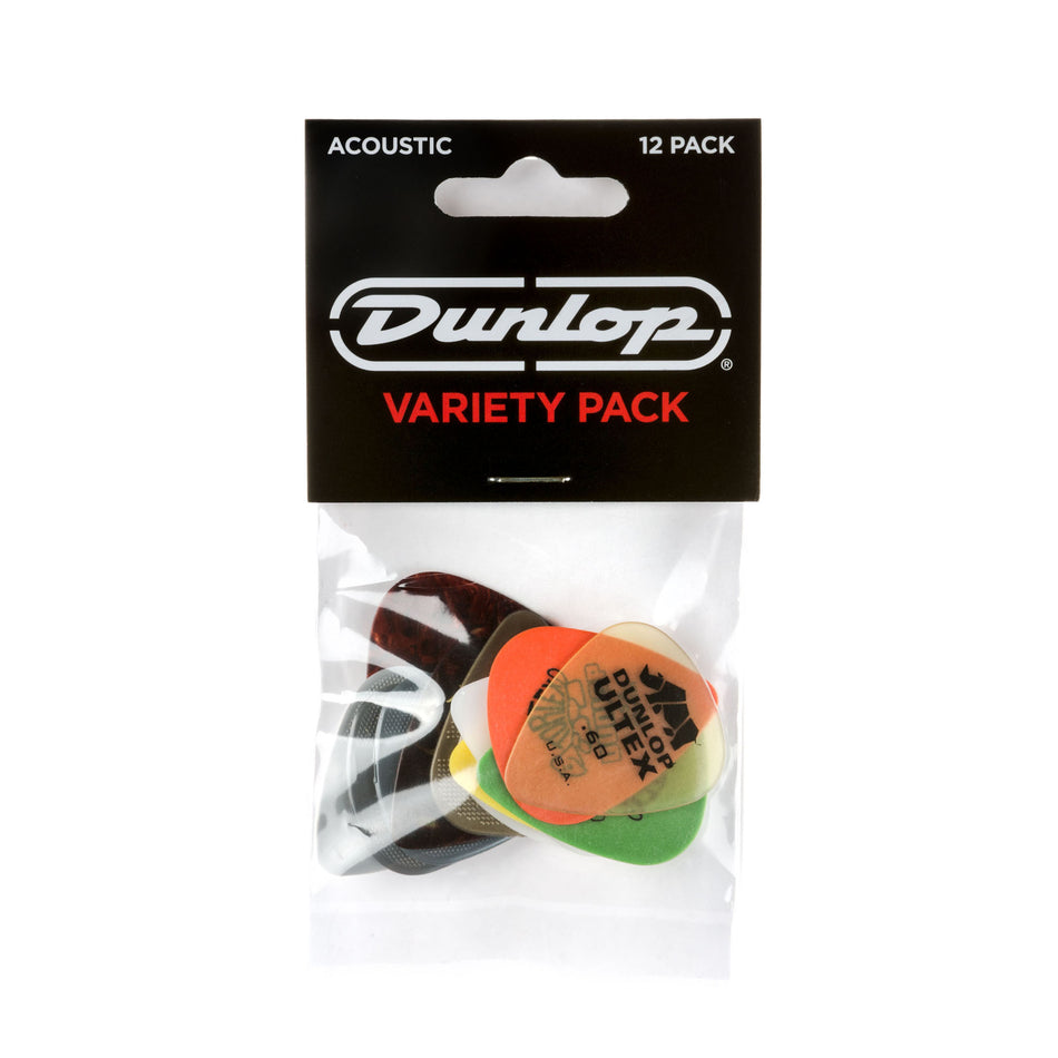 DUNLOP PVP112 PICK ACOUSTIC VAR PK-12/PLYPK