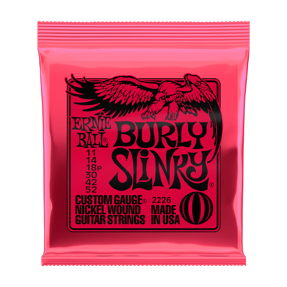 Ernie Ball P02226 Burly Slinky Nickel Wound Electric Strings 11-52