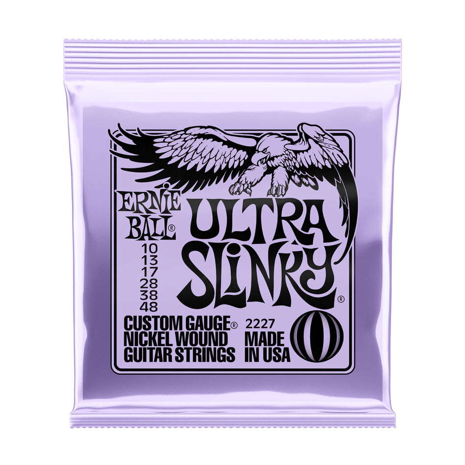 Ernie Ball P02227 ULTRA SLINKY NICKELWOUND ELECTRIC GUITAR STRINGS 10 - 48 GAUGE