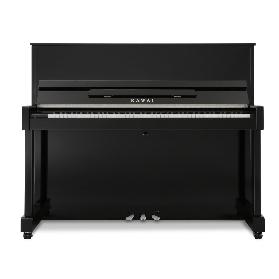 KAWAI ND-21M/PEP UPRIGHT PIANO W/BENCH-EBONY POLISH-(121cm)