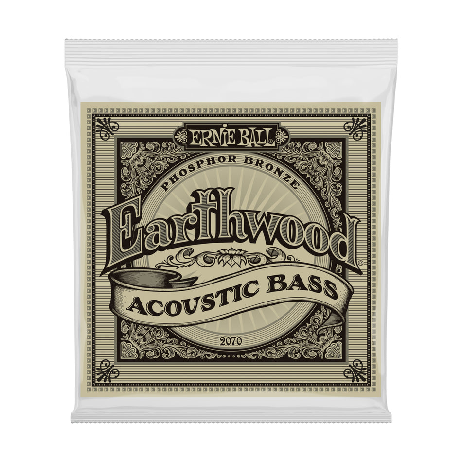 Ernie Ball P02070 EARTHWOOD PHOSPHOR BRONZE ACOUSTIC BASS STRINGS - 45-95 GAUGE