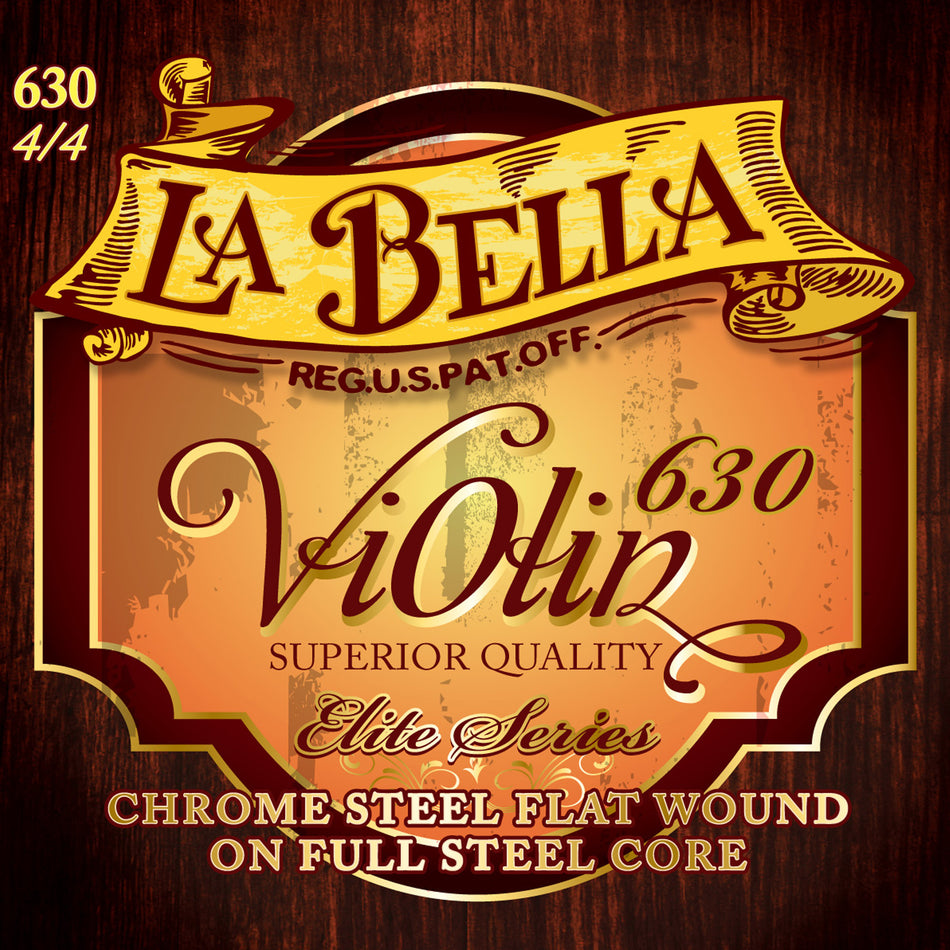 LABELLA 630-4/4 SET ORCH VIOLIN CHRM STEEL FLT WD 4/4