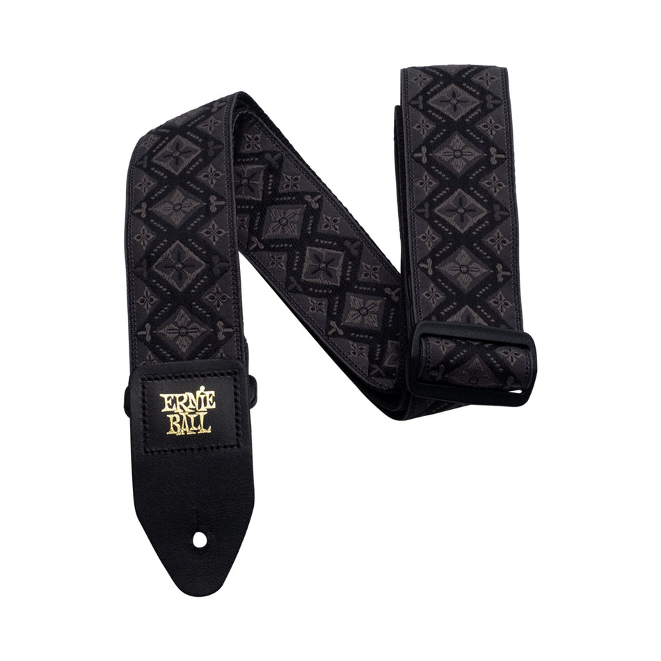 Ernie Ball P04093 REGAL BLACK JACQUARD GUITAR STRAP