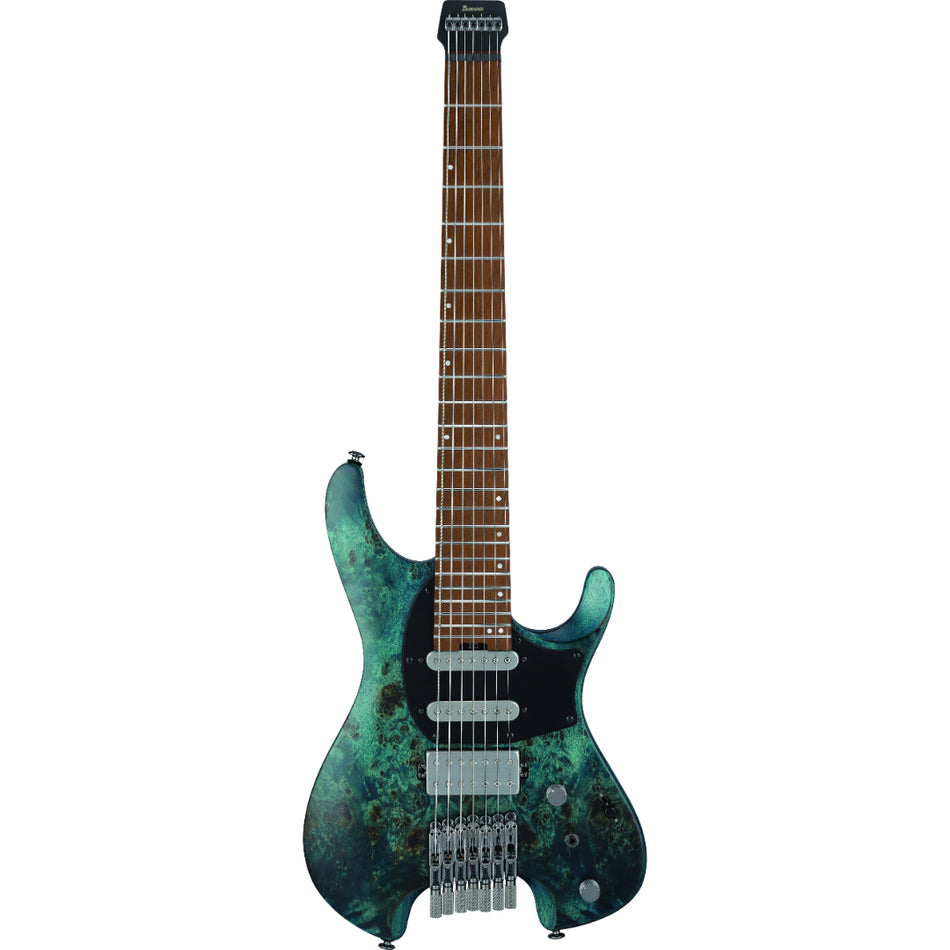 Ibanez Q547PB-COL Electric Guitar with Bag Cosmic Blue Low Gloss - front view - Harmony House Dubai