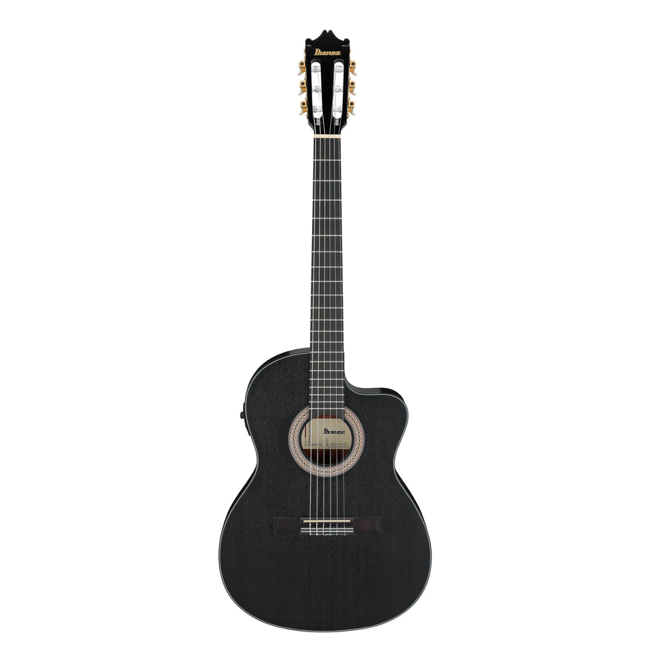 Ibanez GA5MHTCE-WK - Classical Acoustic Electric Guitar | Weathered Black Open Pore