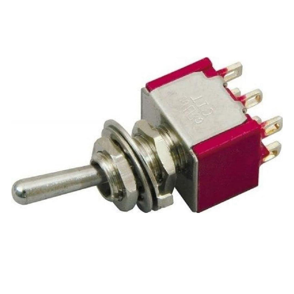 DIMARZIO EP1106 DPDT MINI SWITCH MADE IN TAIWAN