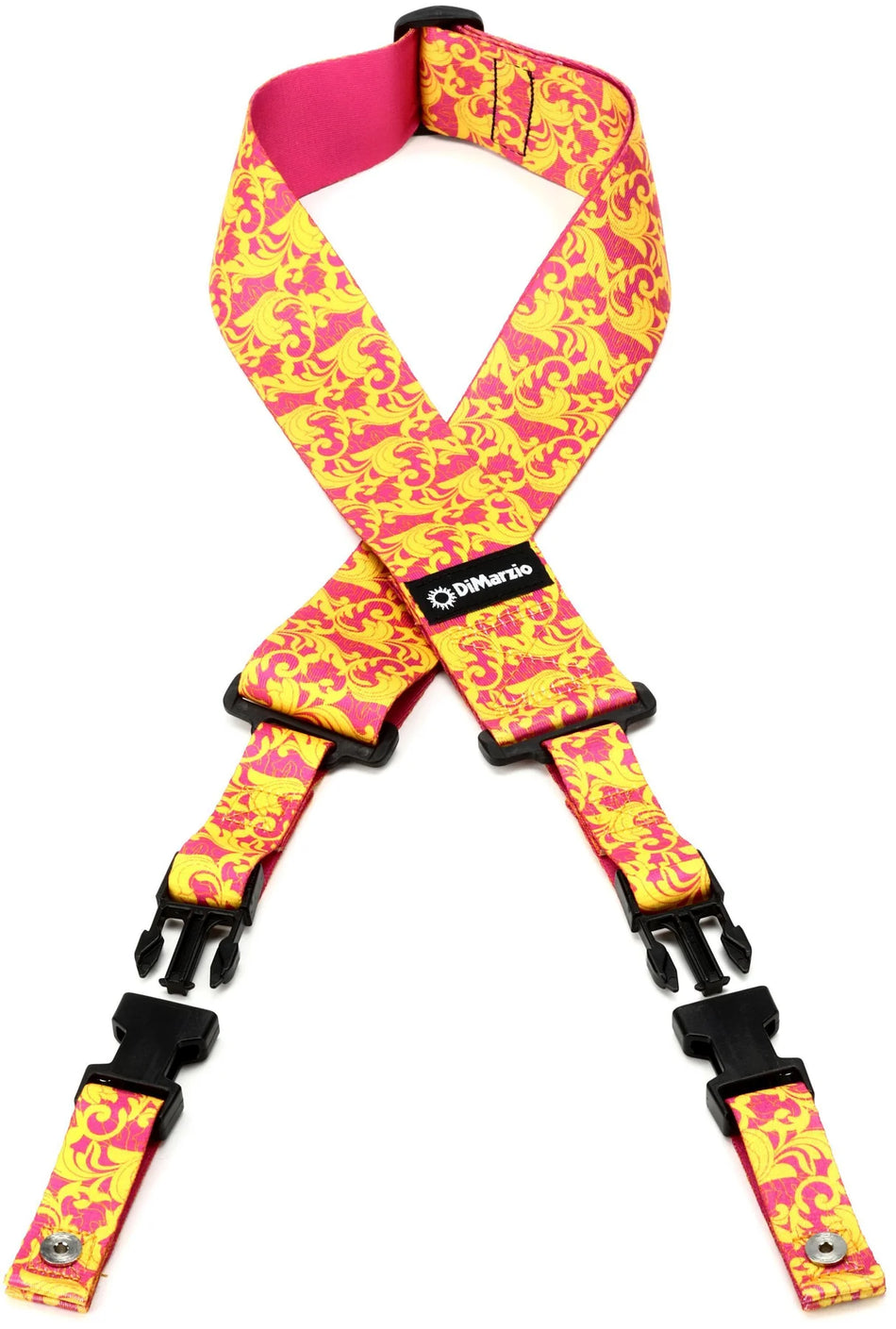 DIMARZIO DD2252 Steve Vai UtoPIA ClipLock® Strap, Pink/Gold