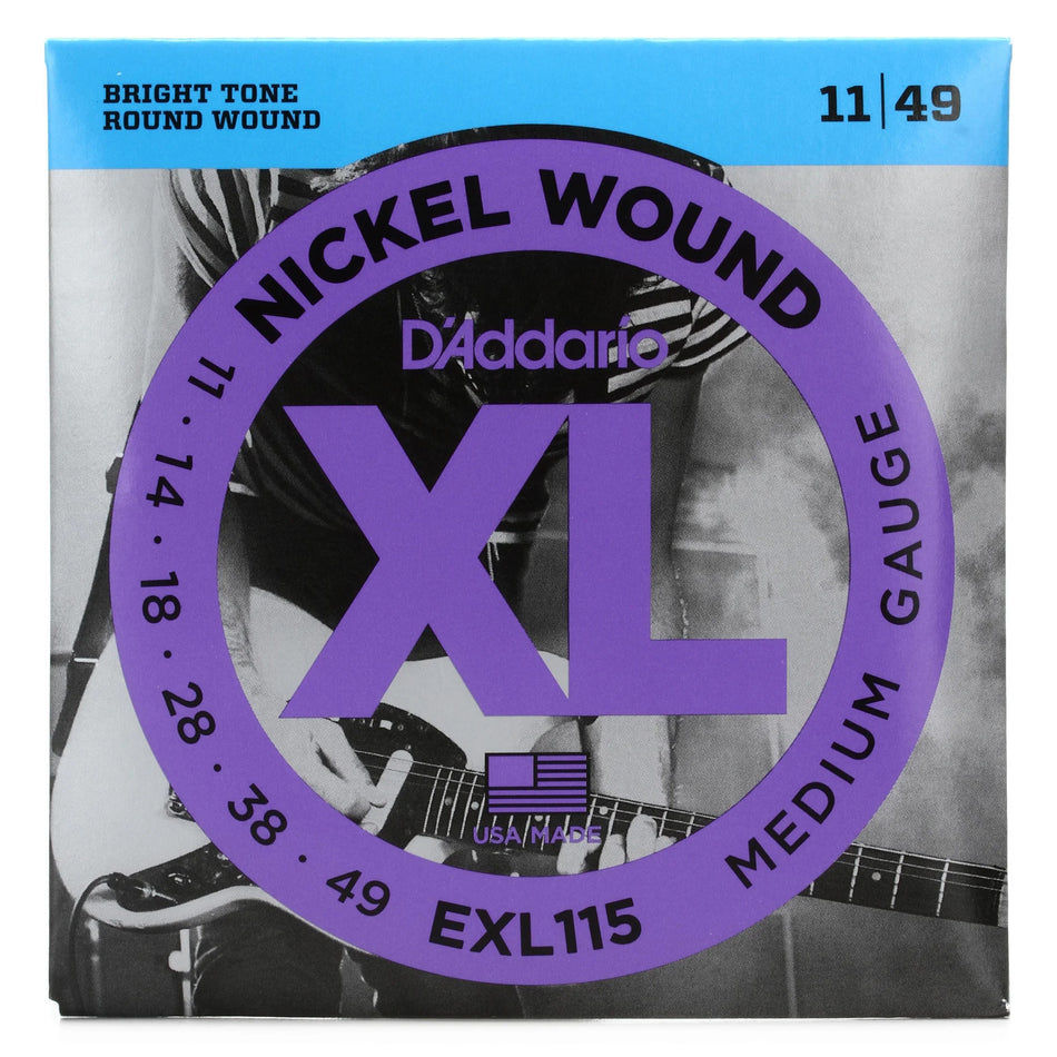 DADDARIO EXL115 SET ELEC GTR XL BLUES/JAZZ