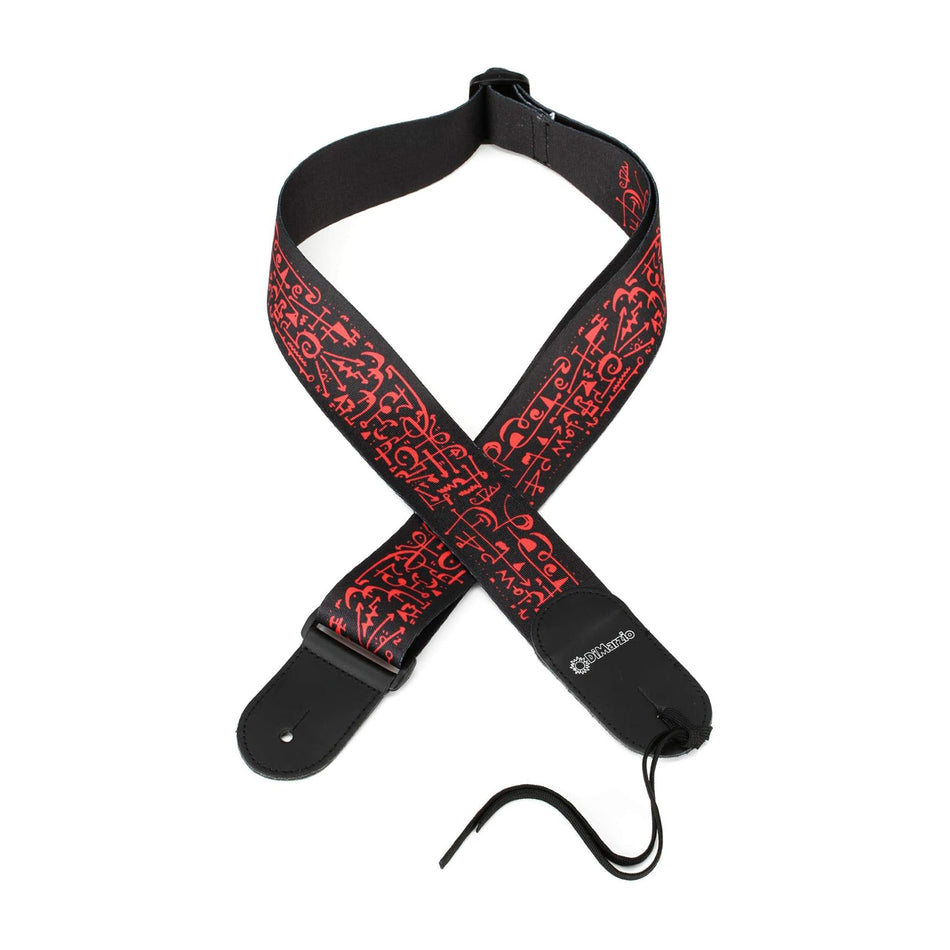DIMARZIO DD3143 STEVE VAI ART TAB STRAP,2",BLACK