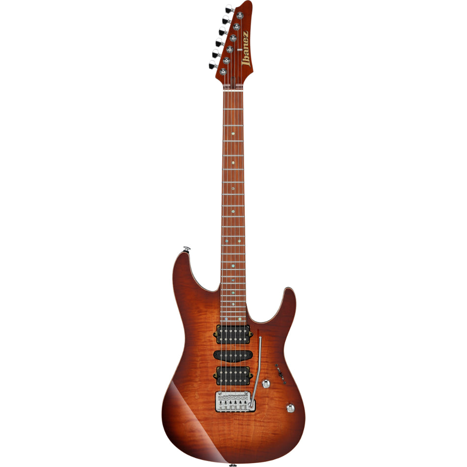 Ibanez AZ2407F-BSR AZ Prestige Guitar Brownish Sphalerite - front view - Harmony House Dubai