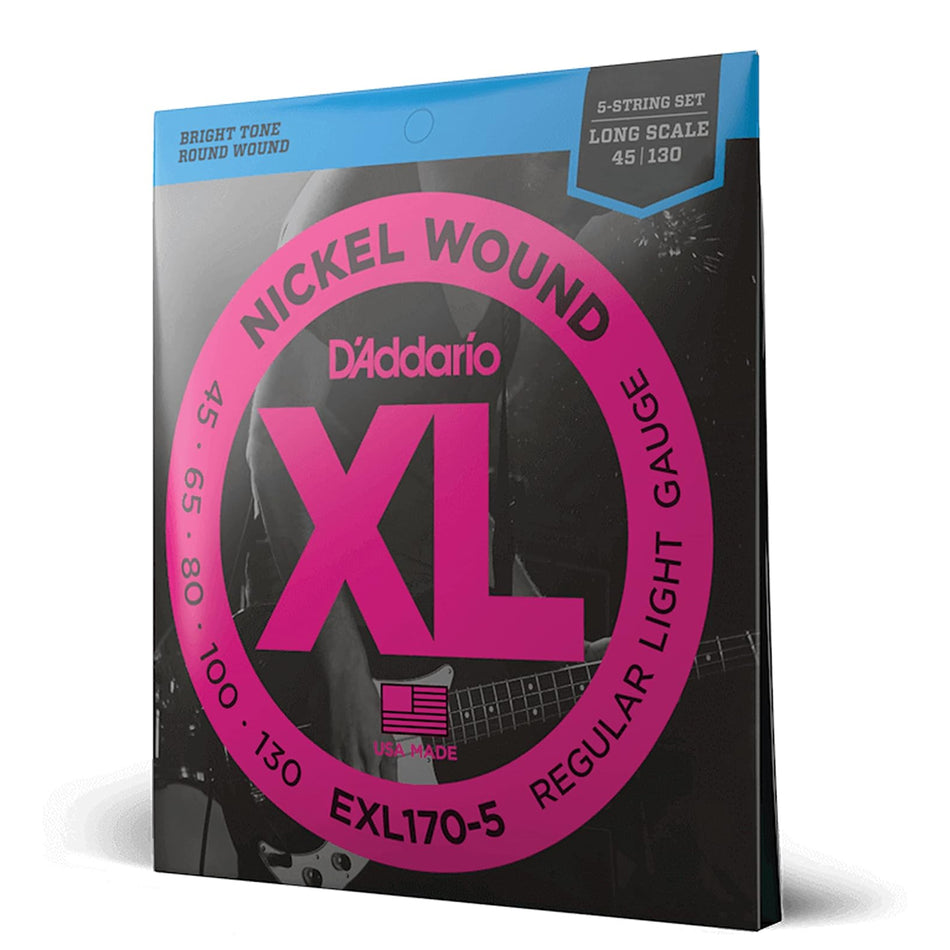 DADDARIO EXL170-5 SET BASS XL 45-130 LONG 5STR