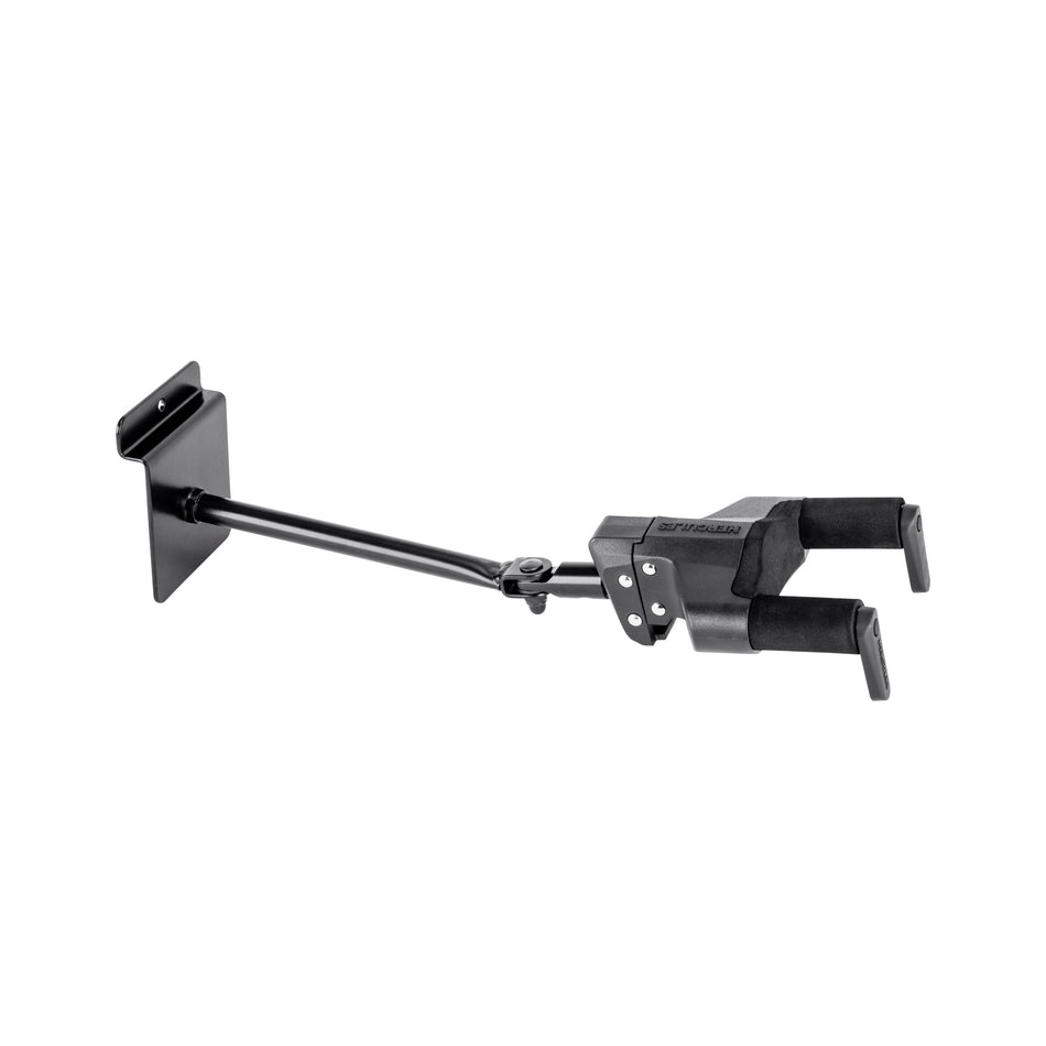 Hercules GSP41SB PLUS AUTO GRIP UNIVERSAL GUITAR HANGER FOR SLAT WALL (WITH 13 MM INSERTION)