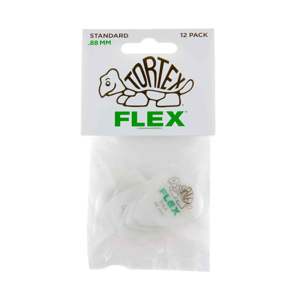 DUNLOP 428P.88 TORTEX FLEX STD NAT 12/PLYPK