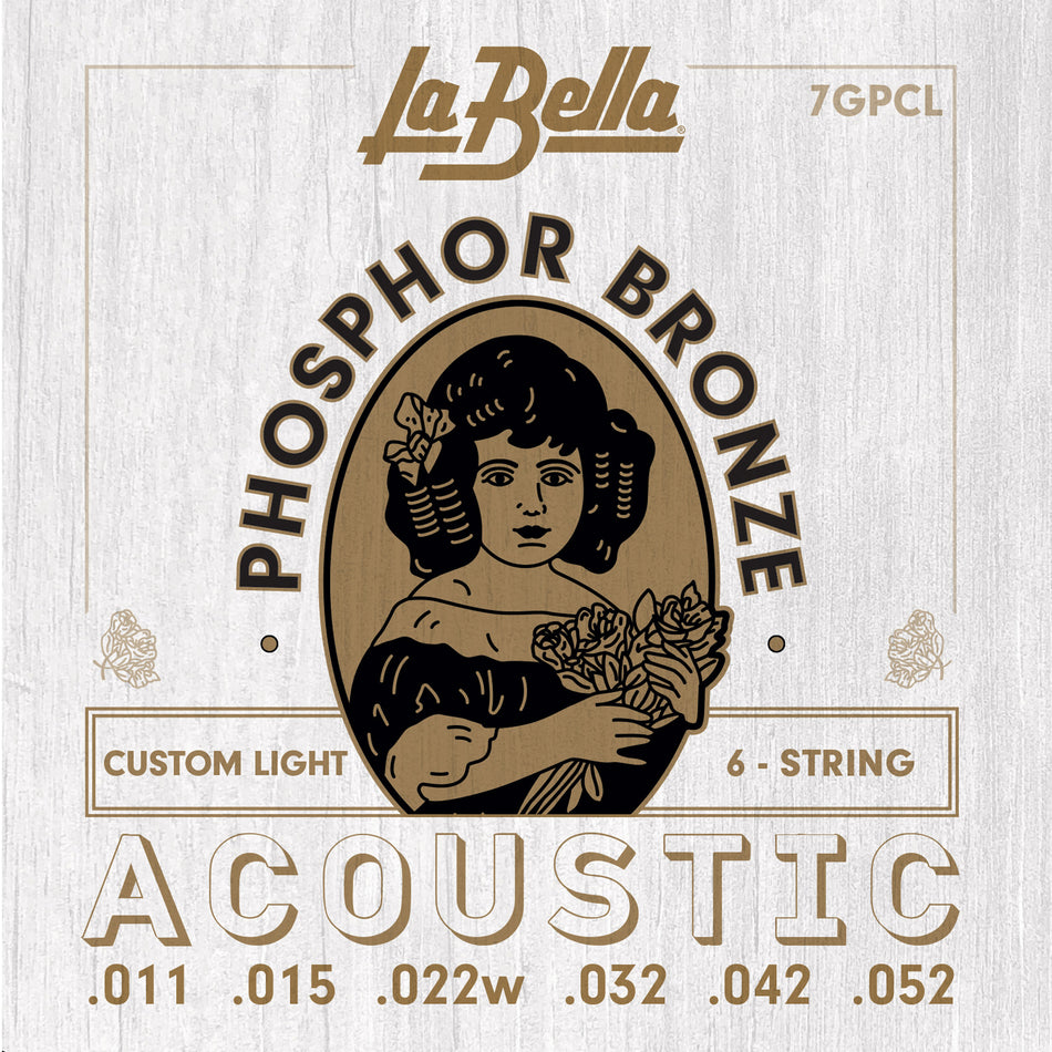 LABELLA 7GPCL SET ACOUS GTR PB CSTM-LITE
