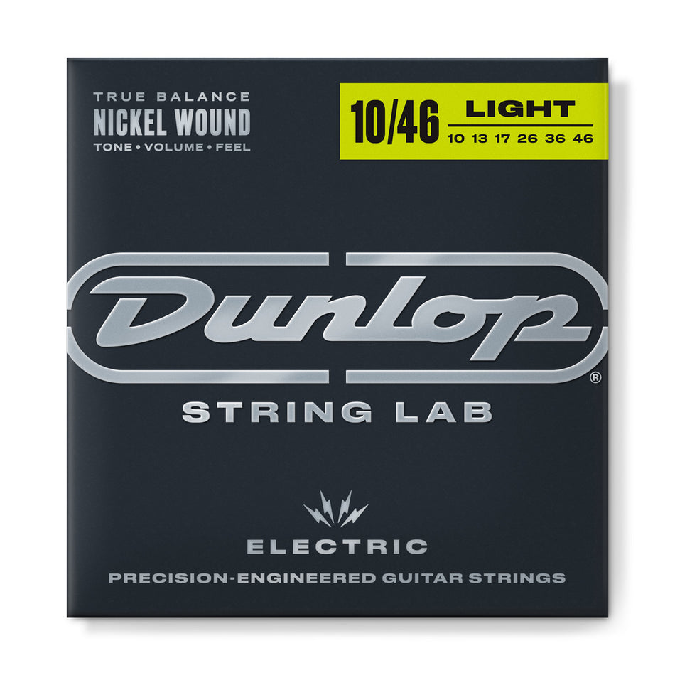 Dunlop DEN1046 Electric Guitar String Set, True Balance Nickel Wound 0.10 - 0.46 Medium Gauge