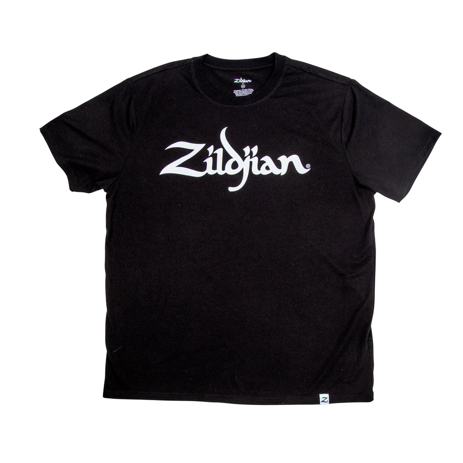 ZILDJIAN T3012 Zildjian Classic Logo Tee, Black – Large