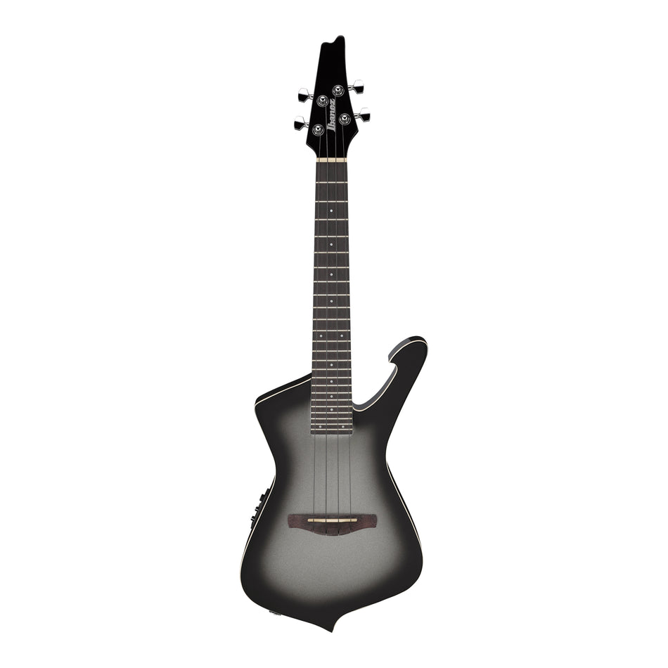 Ibanez UICT100-MGS ICEMAN Tenor Ukulele With Bag - Metallic Gray Sunburst