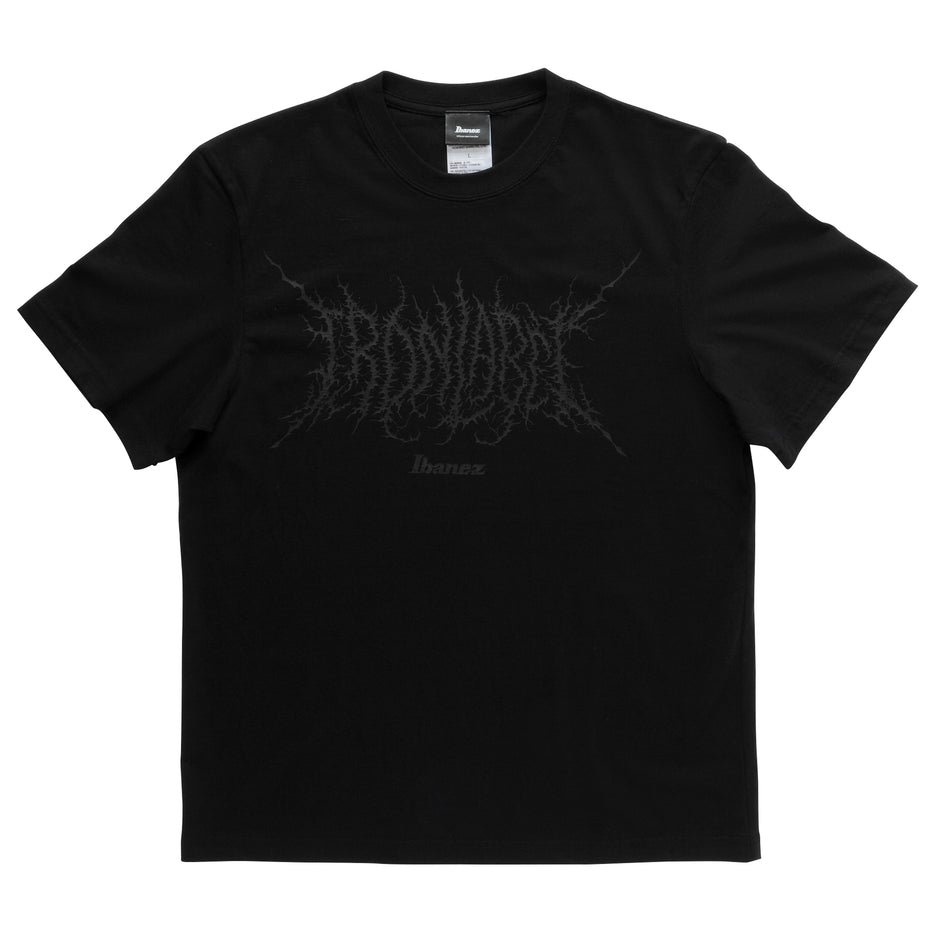 IBANEZ Iron Label T-shirt Nera Taglia L