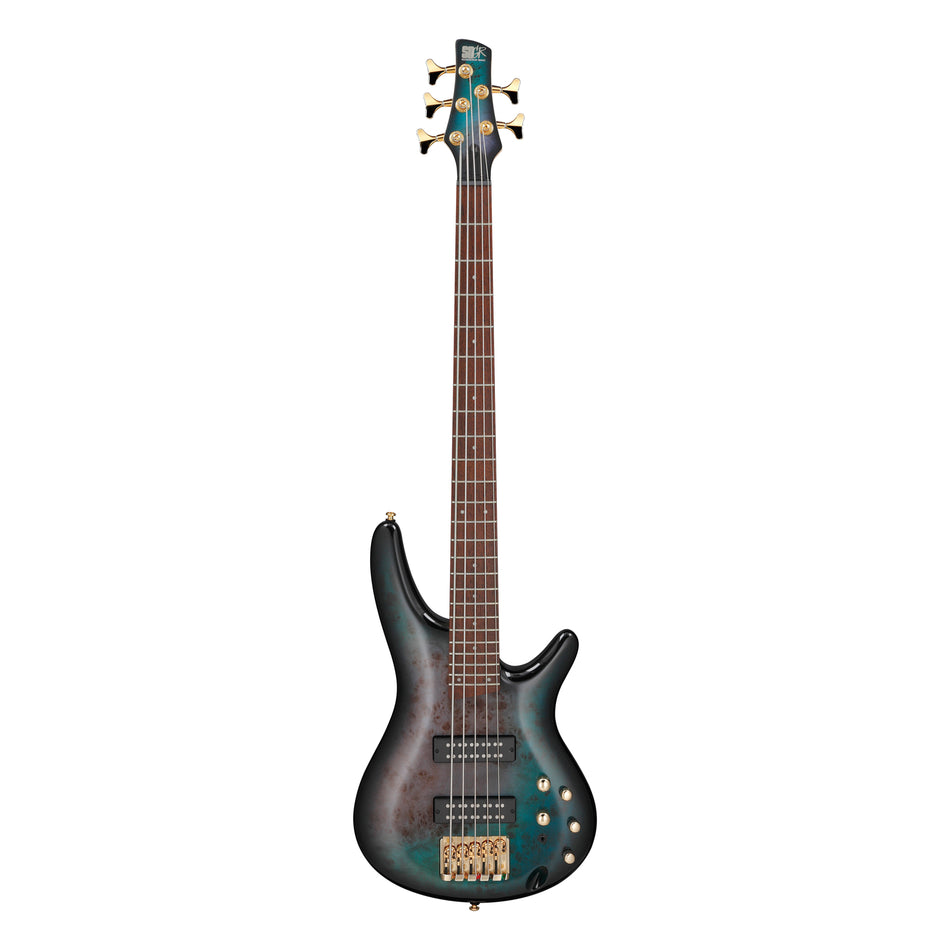 Ibanez SR405EPBDX-TSU 5-String Bass Guitar | Tropical Seafloor Burst