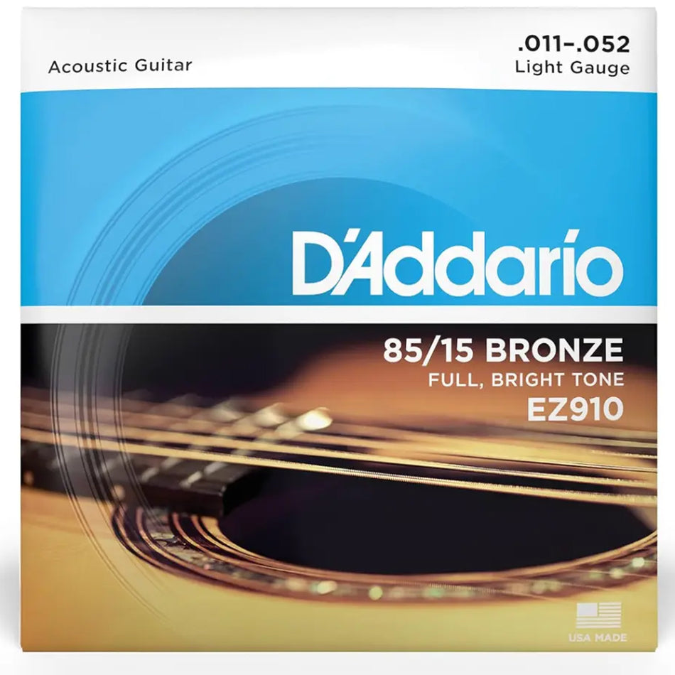 DADDARIO EZ910 SET ACOUS GTR 85/15 LITE