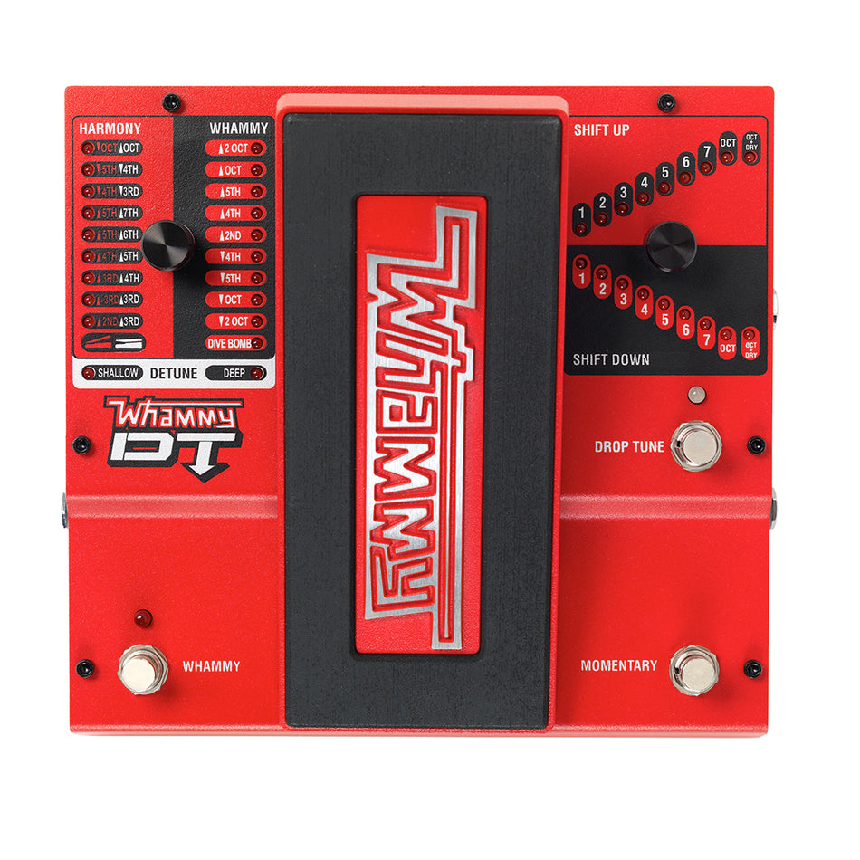 Digitech Whammy DT Pitch shifting with drop and raised tuning