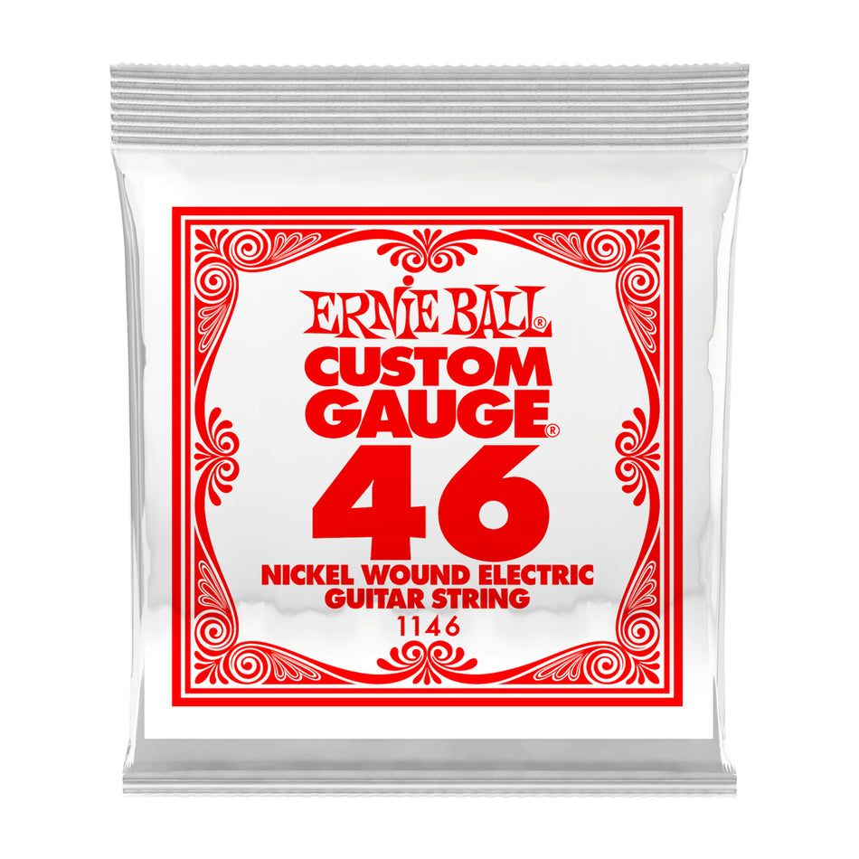 Ernie Ball P01146 .046 NICKEL WOUND ELECTRIC GUITAR STRINGS 6 PACK