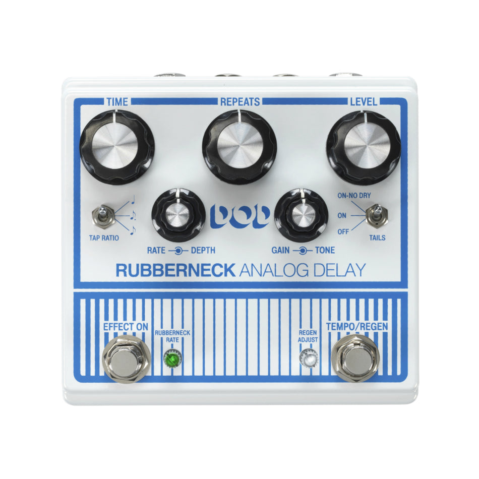 Digitech DOD Rubberneck Analog Delay Pedal with Tap Tempo