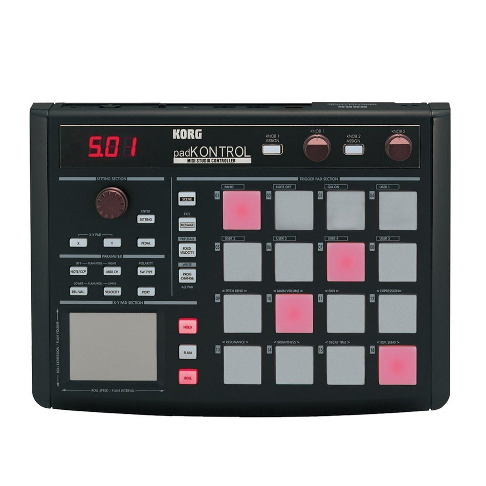 KORG PADKONTROL KPC-1 BK MIDI CONTROLLER