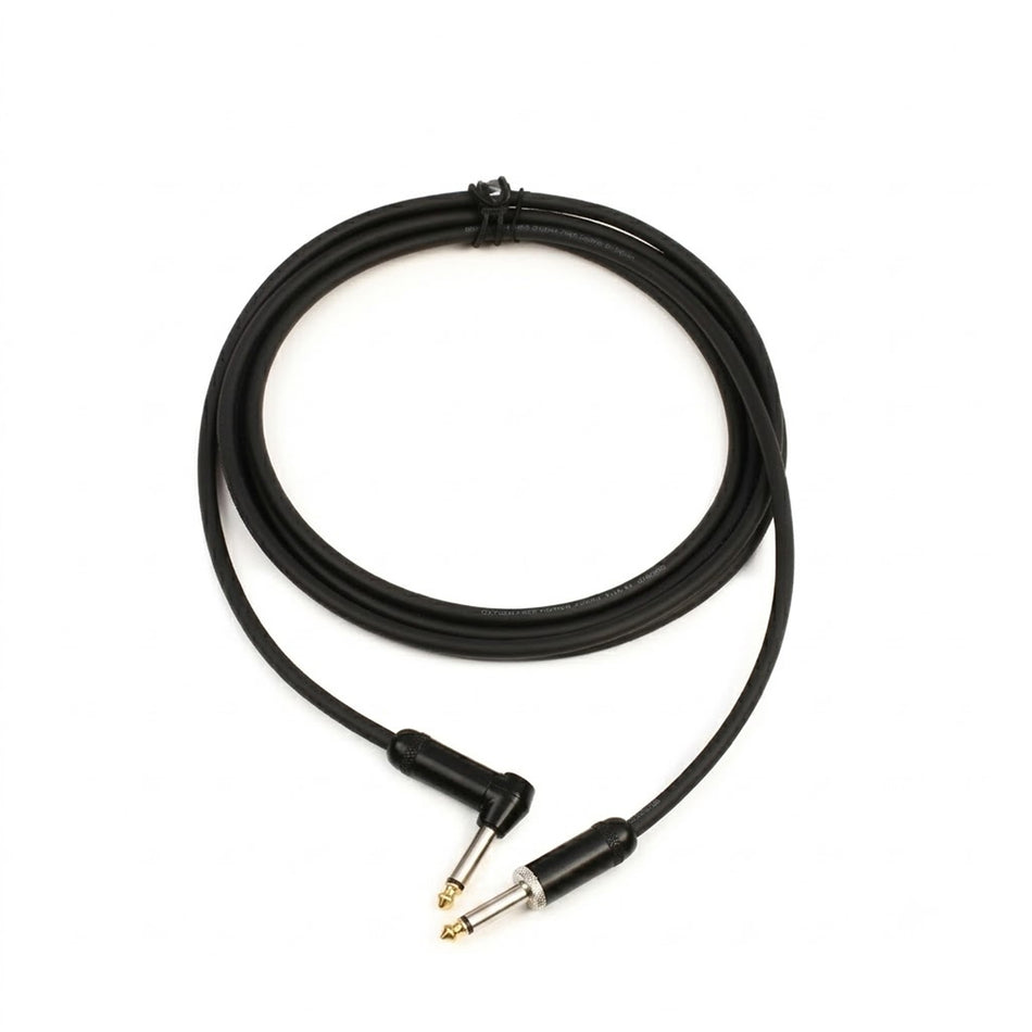 D'Addario PW-AMSGRA-10 American Stage Right Angle Instrument Cable 10ft