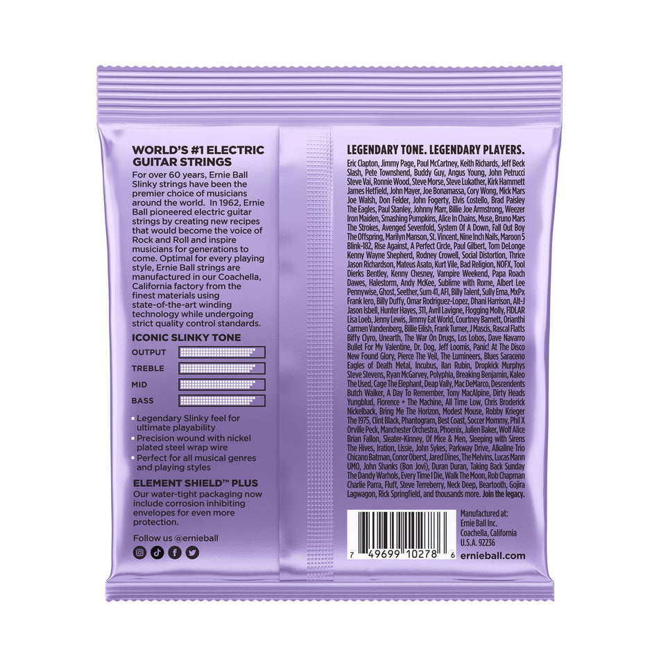 Ernie Ball P02227 ULTRA SLINKY NICKELWOUND ELECTRIC GUITAR STRINGS 10 - 48 GAUGE