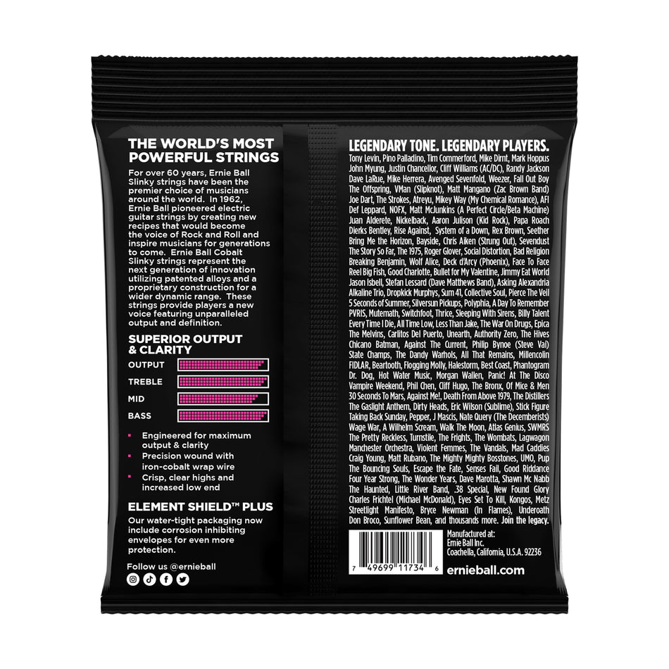 Ernie Ball P02737 SUPER SLINKY COBALT 5-STRING ELECTRIC BASS STRINGS 40-125 GAUGE