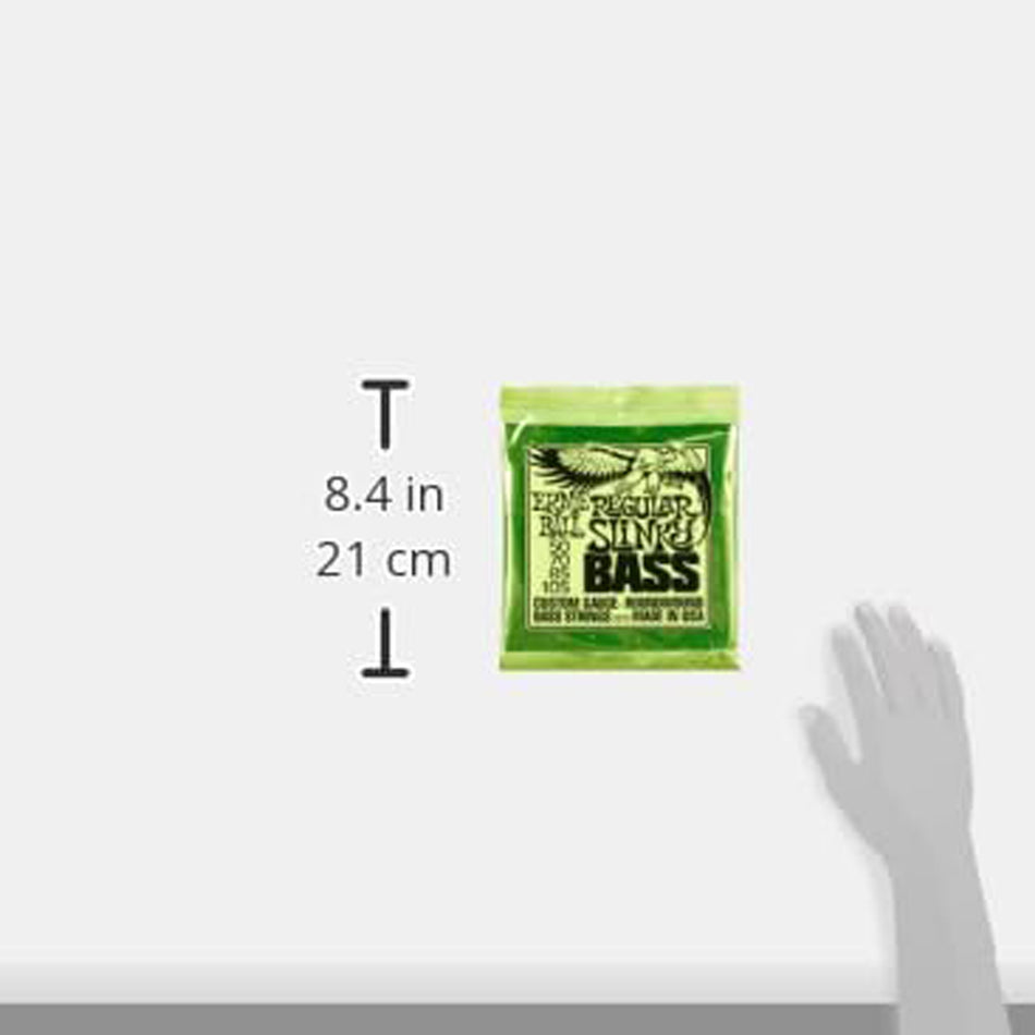 Ernie Ball P02832 REGULAR SLINKY NICKEL WOUND ELECTRIC BASS STRINGS - 50-105 GAUGE