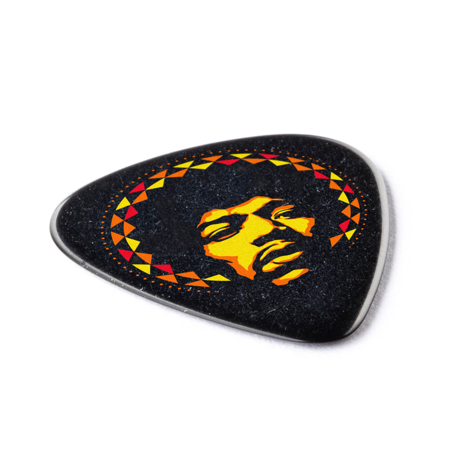 Dunlop JHP16HV Jimi Hendrix '69 Psych Series Aura Mandala Picks – 6‑Pack