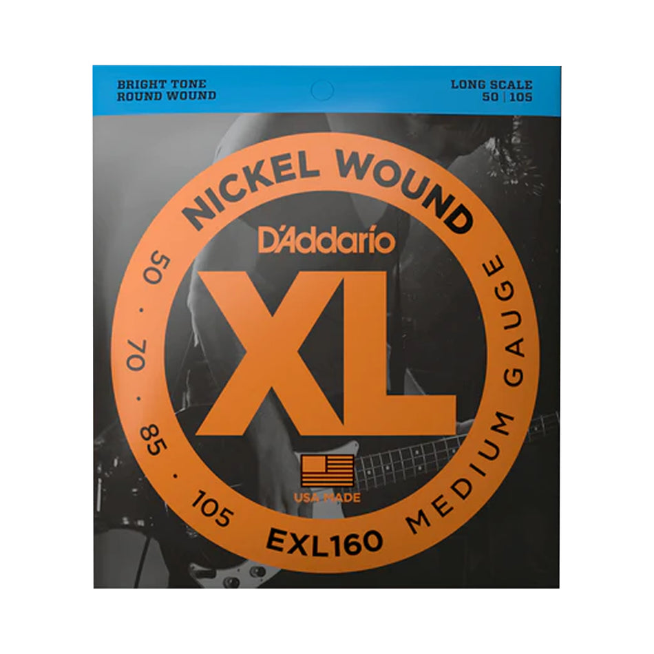 DADDARIO EXL160 SET BASS XL 50-105 LONG SCALE