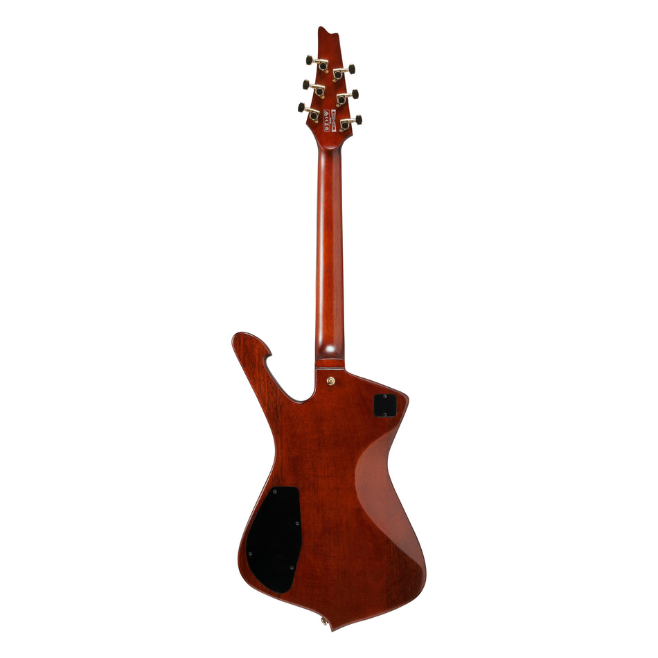 Ibanez IC420MFM-CML Electric Guitar – Caramel Burst Low Gloss