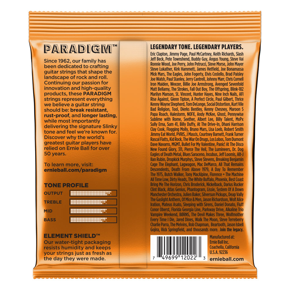 Ernie Ball P02022 HYBRID SLINKY PARADIGM ELECTRIC GUITAR STRINGS - 9-46 GAUGE