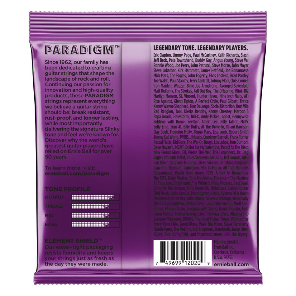 Ernie Ball P02020 POWER SLINKY PARADIGM ELECTRIC GUITAR STRINGS - 11-48 GAUGE