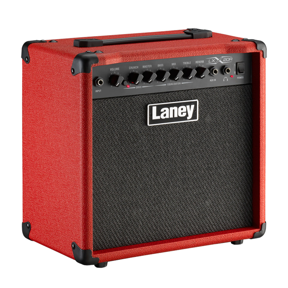 Laney LX20R-RED 20W Guitar Practice Combo Amp | Red