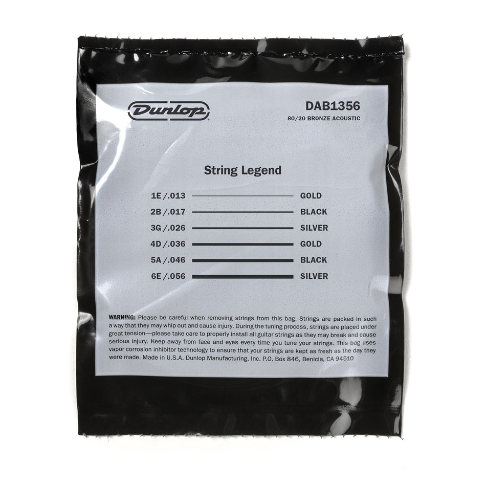 DUNLOP DAB1356- AG-BRS MEDIUM-6/SET