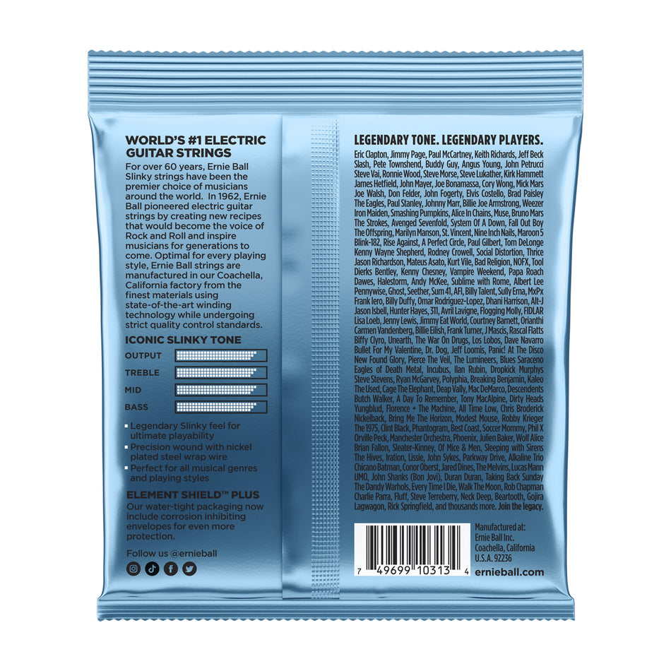 Ernie Ball P02212 PRIMO SLINKY NICKEL WOUND ELECTRIC GUITAR STRINGS - 9.5-44 GAUGE