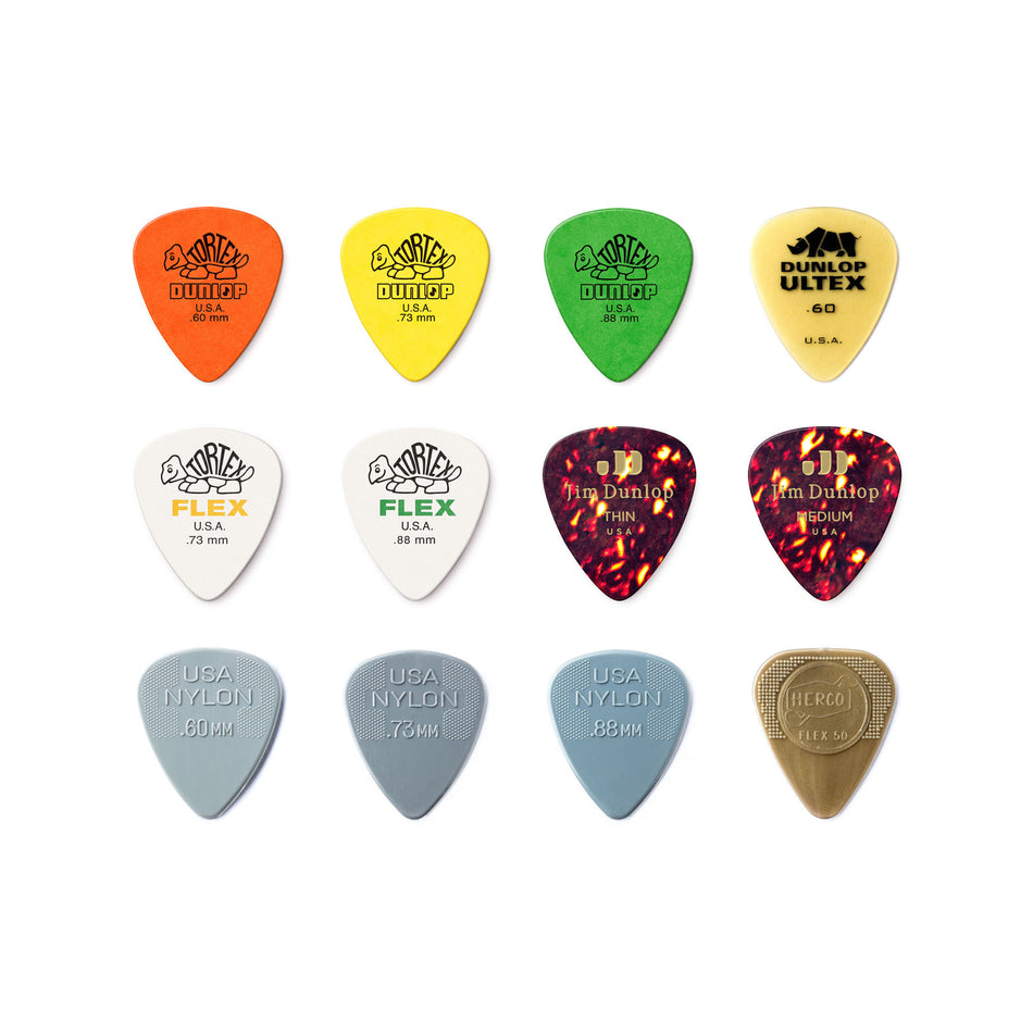DUNLOP PVP112 PICK ACOUSTIC VAR PK-12/PLYPK